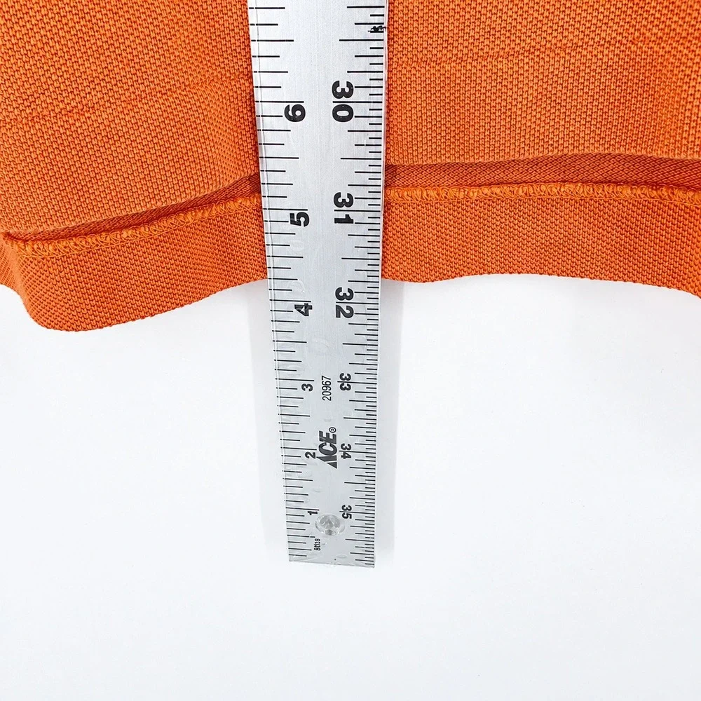 Polo Ralph Lauren Polo Shirt Mens 2XB Heritage Pique Big & Tall Orange Casual